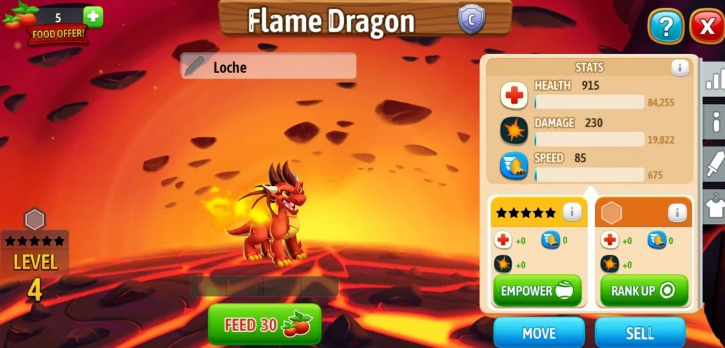 Dragon city Flame Dragons 
