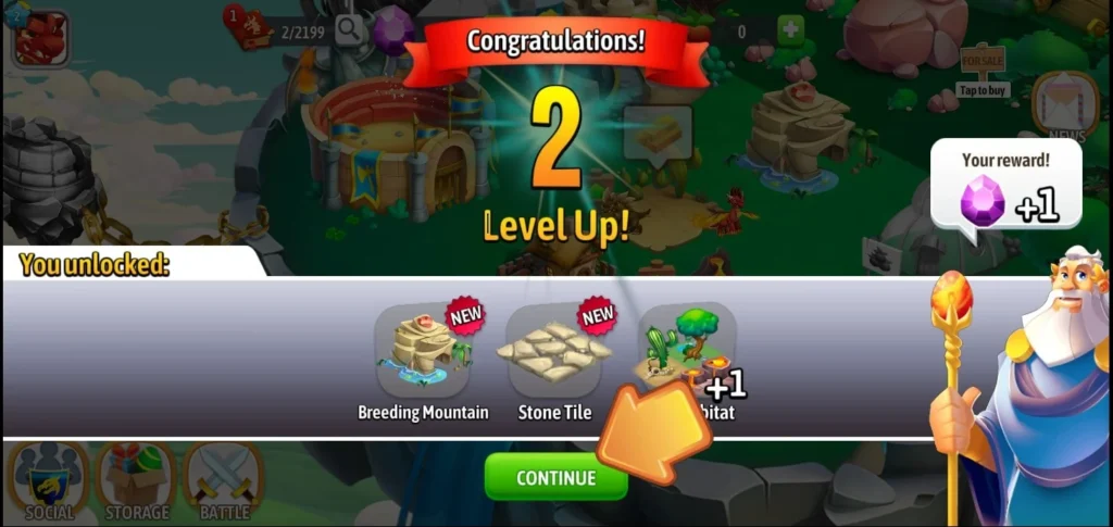 dragon city levels 