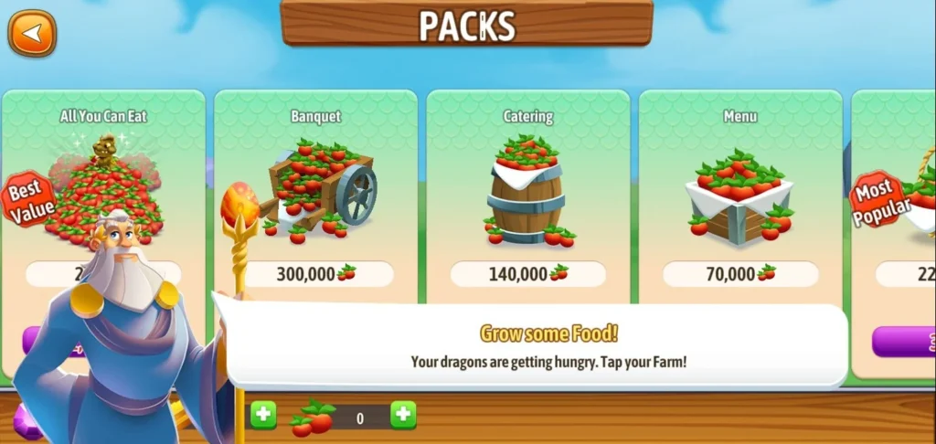 dragon city packs 