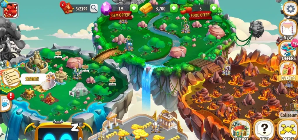 dragon city  apk rich graphics