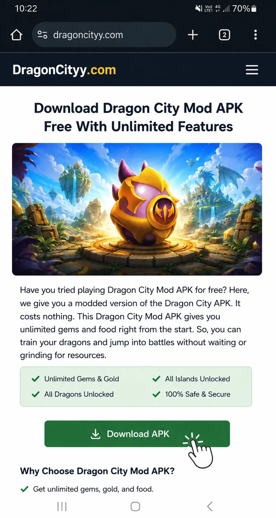 Dragon city mod apk download